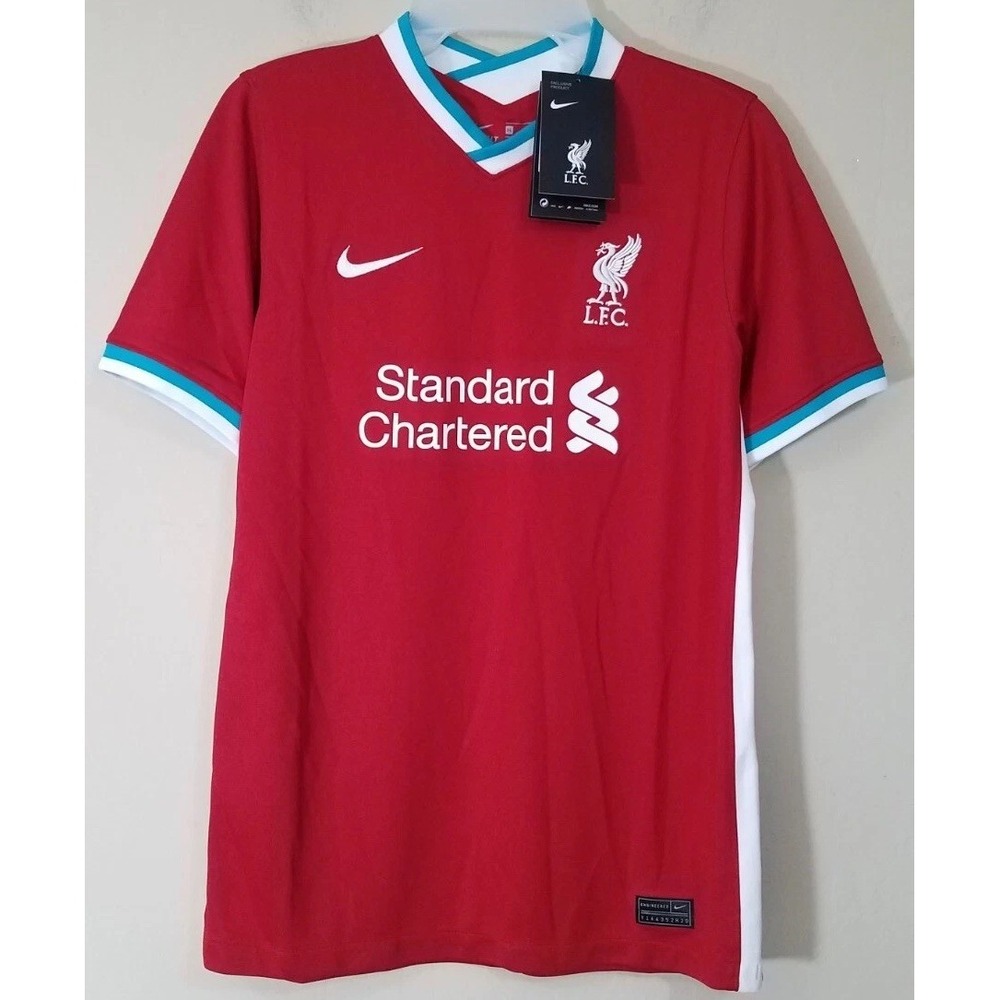 Nike Liverpool FC 20/21 Stadium Home Youth Boys Girls Jersey XL Red Soccer NEW